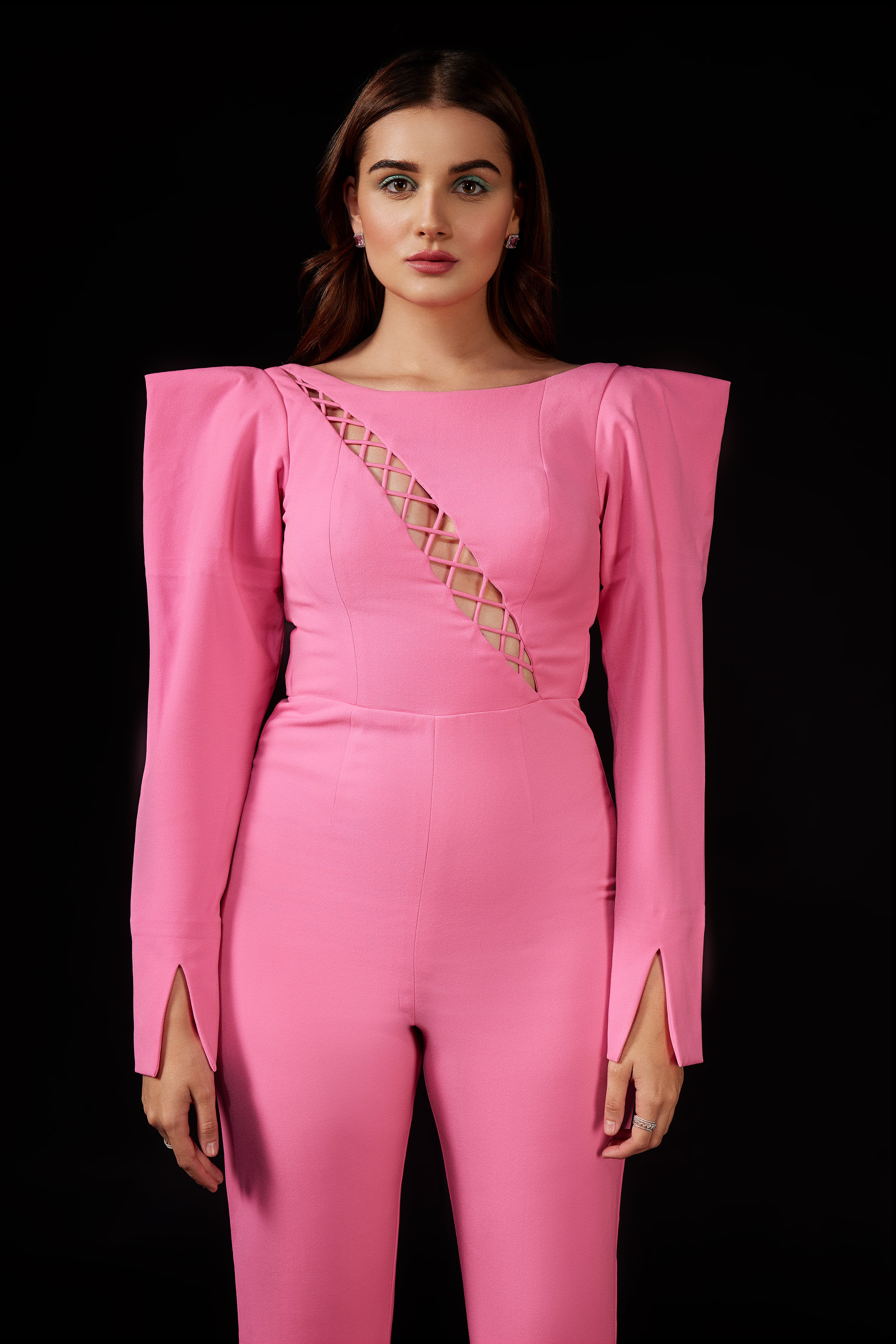 Pink Jumpsuit Earrings - Buy Pink Jumpsuit Earrings online in India